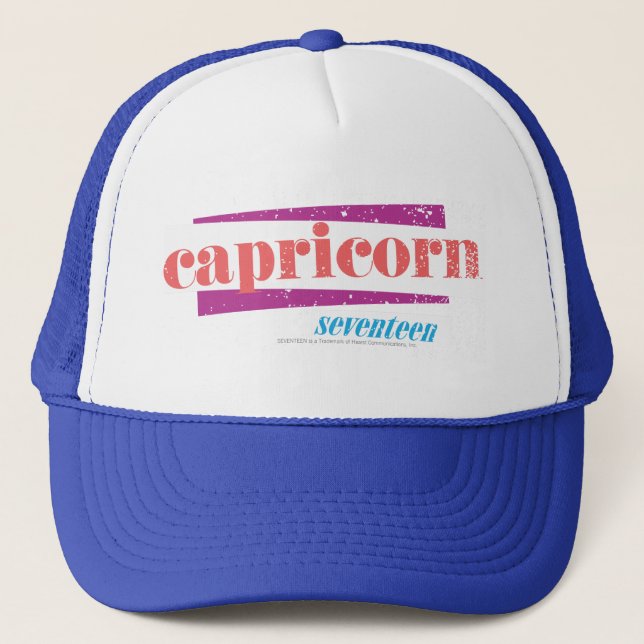 Gorra De Camionero Lt del Capricornio. Rosa (Anverso)