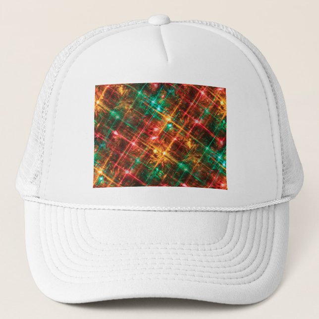 Gorra De Camionero luces de árbol de navidad (Anverso)