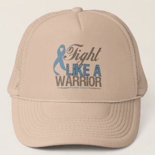 Gorra De Camionero Lucha como un cáncer de próstata del guerrero