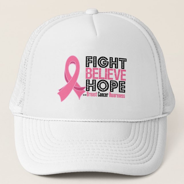 Gorra De Camionero Luchar Contra La Esperanza - Cáncer De Mama (Anverso)