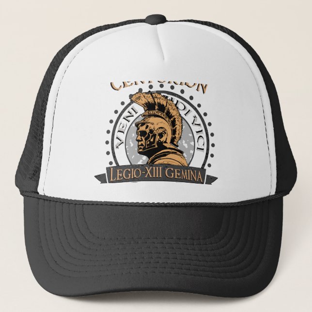 Gorra De Camionero Lucius Voreno, centurión romano famoso (Anverso)