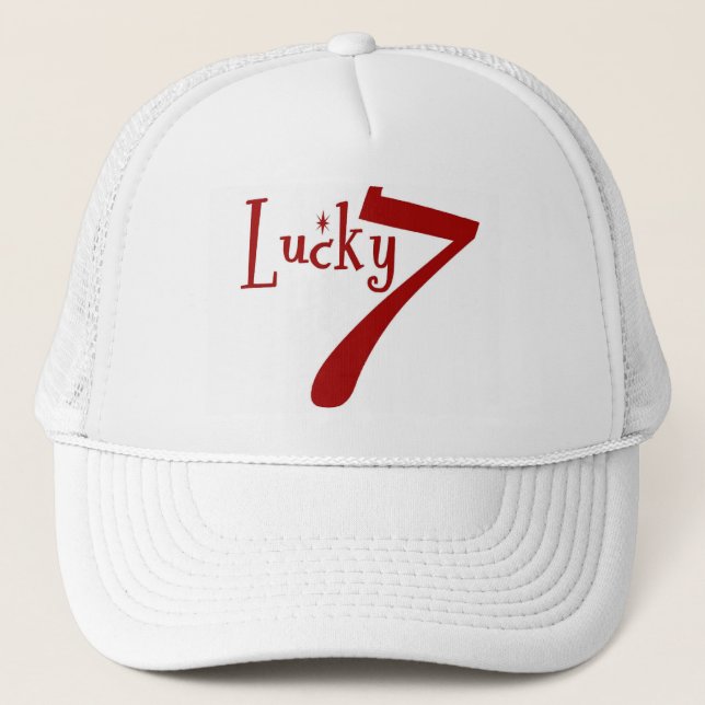 Gorra De Camionero Lucky 7 Cap (Anverso)