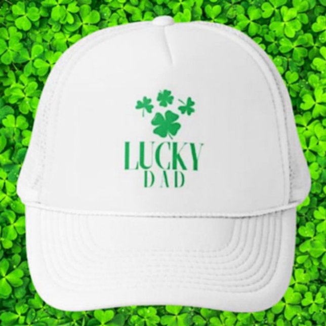 Gorra de camionero Lucky Dad – Shamrocks & Style (Subido por el creador)