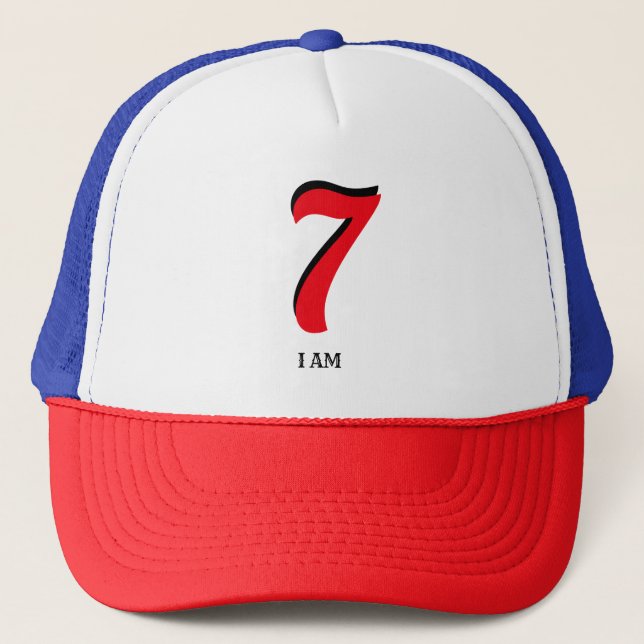 Gorra De Camionero Lucky Seven I Am (Anverso)