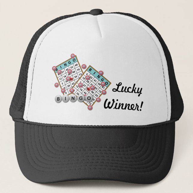 Gorra De Camionero Lucky Winner Bingo Theme (Anverso)