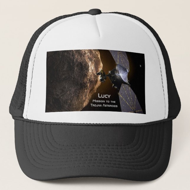 Gorra De Camionero Lucy Misión al estudio de los asteroides troyanos (Anverso)