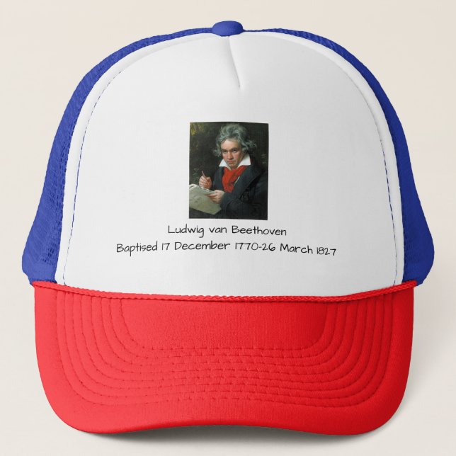 Gorra De Camionero Ludwig van Beethoven (Anverso)