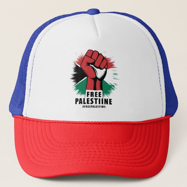 GORRA DE CAMIONERO LUGAR LIBRE PARA LA PAZ (Anverso)