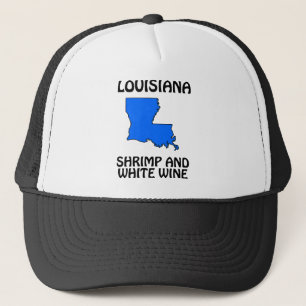 Gorra De Camionero Luisiana - Camarones y Vino Blanco