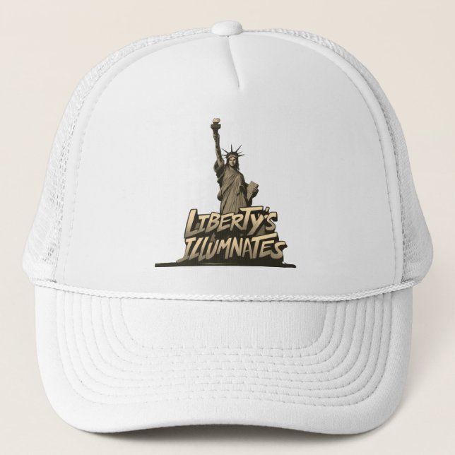 Gorra De Camionero Luminosidad de la libertad (Anverso)