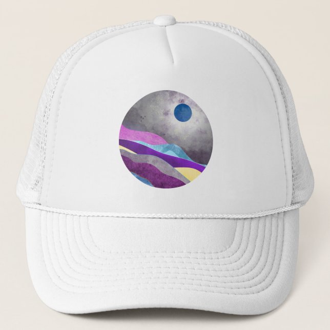 Gorra De Camionero Luna Azul (Anverso)