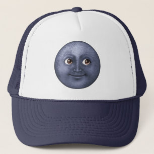 Gorra De Camionero Luna Azul Oscuro - Emoji