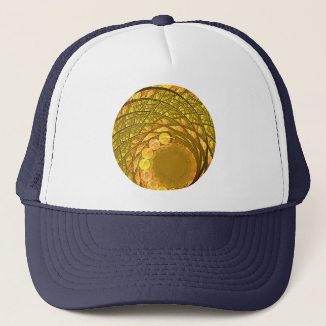 Gorra De Camionero Luna brillante del flor (Anverso)