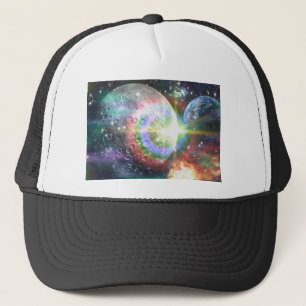 Gorra De Camionero luna de arco iris