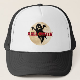 Gorra De Camionero Luna de Fantasma de Halloween