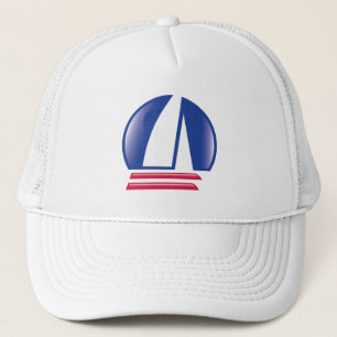 Gorra De Camionero Luna de Sailing_Pontoon Racing_Blue del catamarán