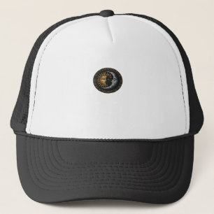 Gorra De Camionero Luna De Vidrio Y Clásico De Sol Con Sed De Whimsig