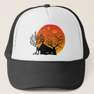 Gorra De Camionero luna y casa