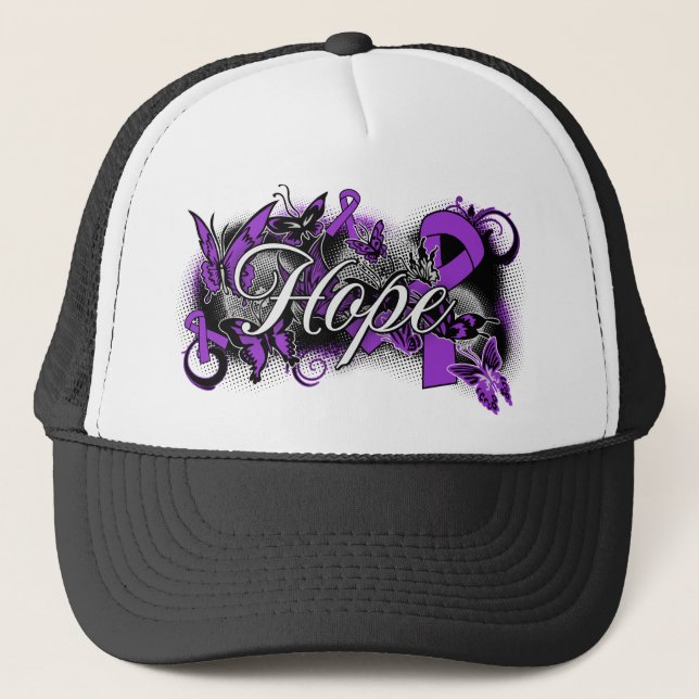 Gorra De Camionero Lupus Hope Garden Ribbon (Anverso)