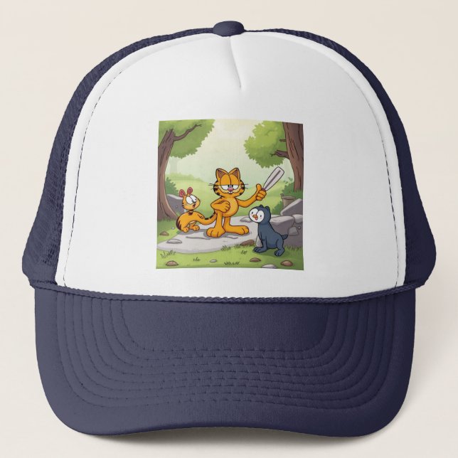 Gorra De Camionero Lustikus – Der immer lustige Held mit Herz (Anverso)