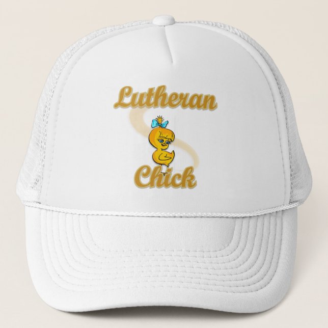 Gorra De Camionero Lutheran Chick (Anverso)