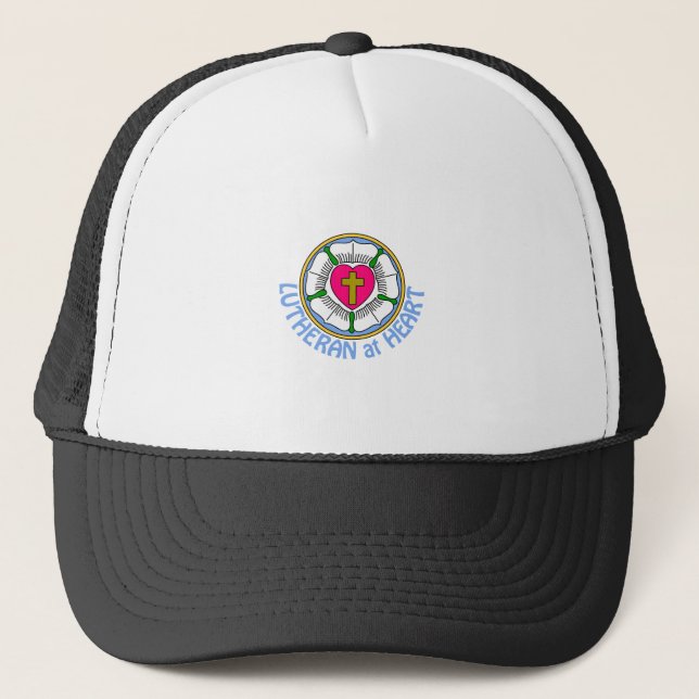 Gorra De Camionero Lutheran en el corazón (Anverso)