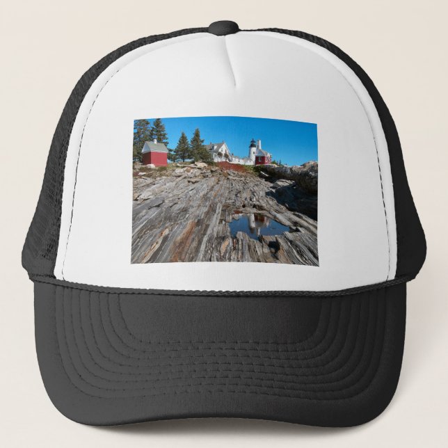 Gorra De Camionero Luz de punto de Pemaquid (Anverso)