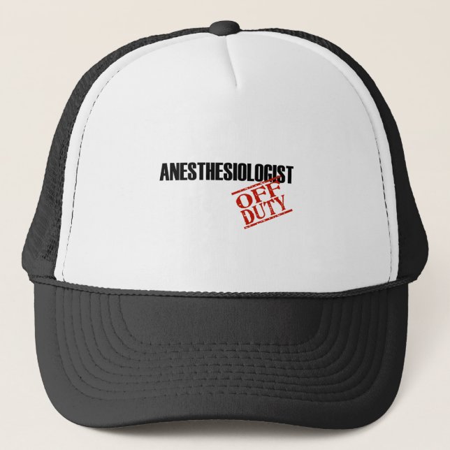 GORRA DE CAMIONERO LUZ FUERA DE SERVICIO DEL ANESTHESIOLOGIST (Anverso)