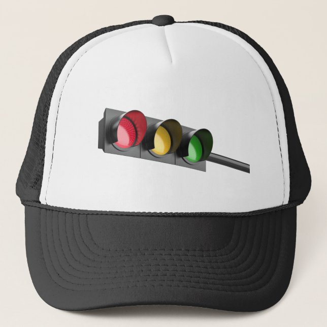 Gorra De Camionero Luz roja de tráfico (Anverso)