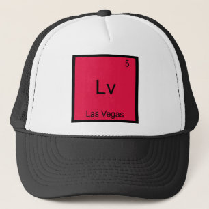 Gorra De Camionero Lv - Camiseta de símbolo de elemento químico de la
