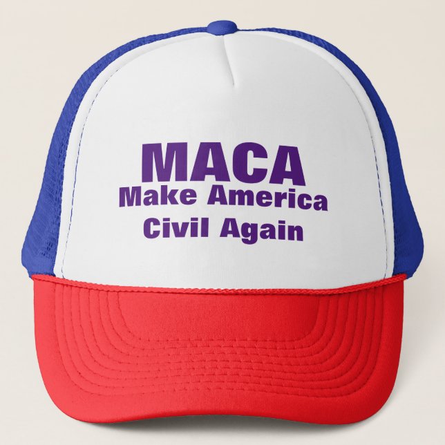 Gorra De Camionero MACA hacen civil americano otra vez (Anverso)