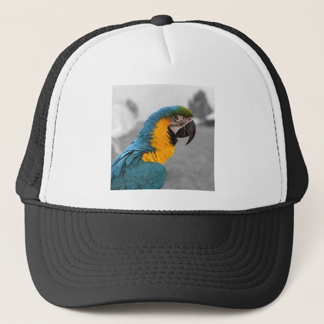Gorra De Camionero Macaw Parrot (Anverso)