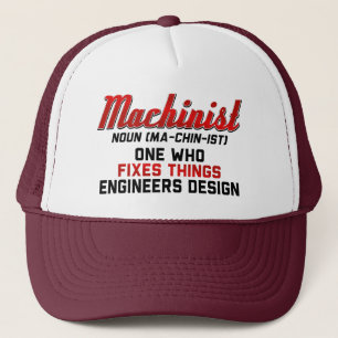 Gorra De Camionero Machinist Noun Machinist significa regalos de inge