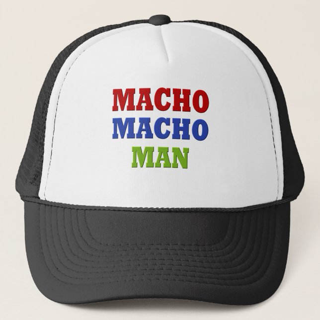 GORRA DE CAMIONERO MACHO MAN (Anverso)