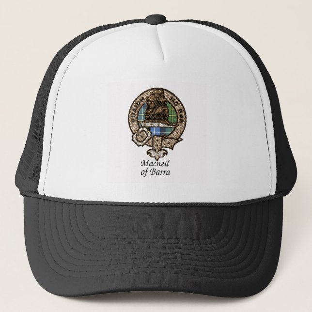 Gorra De Camionero Macneil del escudo del clan de Barra (Anverso)