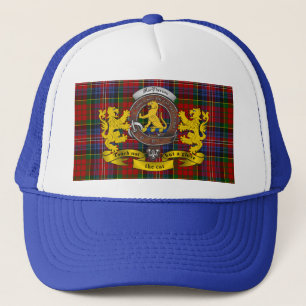 Gorra De Camionero Macpherson Scottish Tartán & Badge Trucker Hat