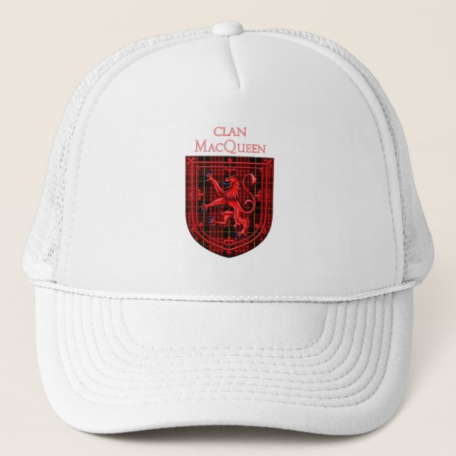 Gorra De Camionero MacQueen Tartan Scottish Plaid Lion Rampant (Anverso)