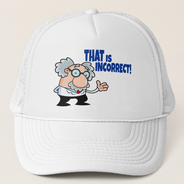 Gorra De Camionero Mad Scientist (Anverso)