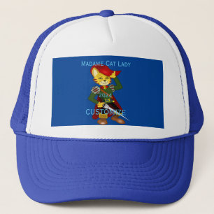 Gorra De Camionero Madame Cat Lady 2024 para el presidente Thunder_Co