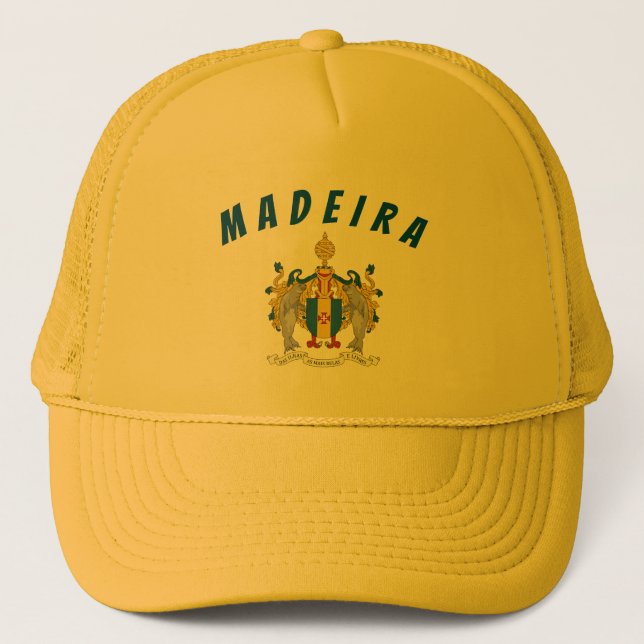 Gorra De Camionero Madeira Personalizado Trucker Hat (Anverso)