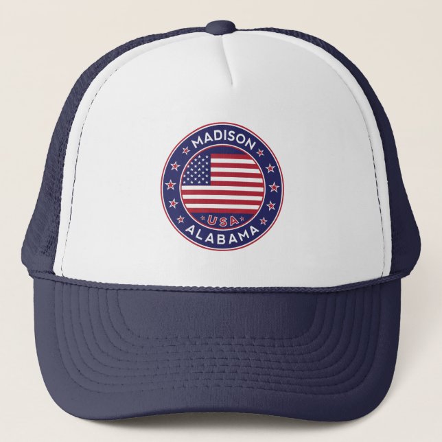 Gorra De Camionero Madison, Alabama (Anverso)