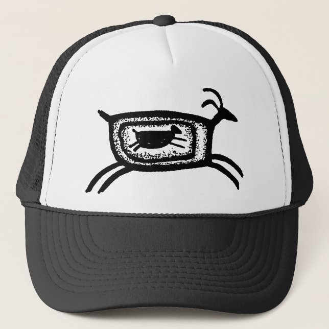 Gorra De Camionero Madre cabra-BW (Anverso)
