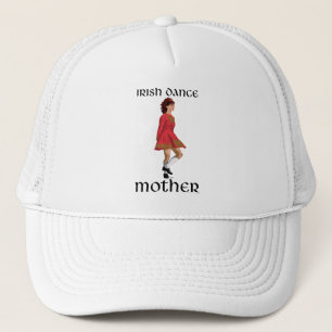 Gorra De Camionero Madre de baile irlandés - Rojo