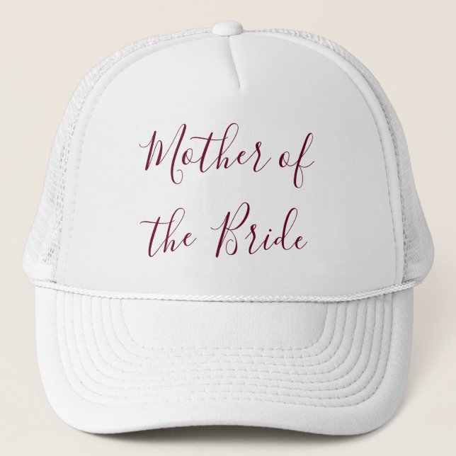 Gorra De Camionero Madre de la novia hermosa (Anverso)