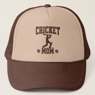 Gorra De Camionero Madre del cricket Entusiasta del deporte amante de