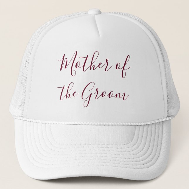 Gorra De Camionero Madre del novio, encantadora (Anverso)