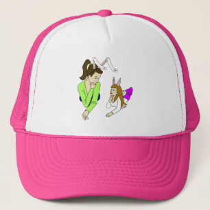 Gorra De Camionero madre e hija conejitas