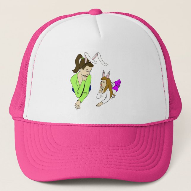 Gorra De Camionero madre e hija conejitas (Anverso)