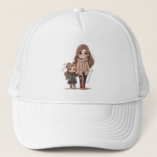Gorra De Camionero Madre e hija encantadas y personalizadas