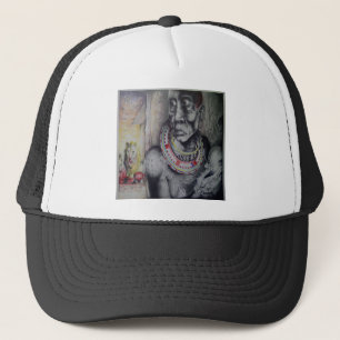 Gorra De Camionero Madre e hijo masái con arte de león impreso/gráfic